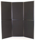 6 Panel Black Trade Show Display V679172