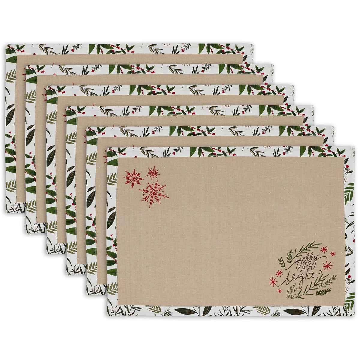 13x19" 6 Piece Placemat Set W429032