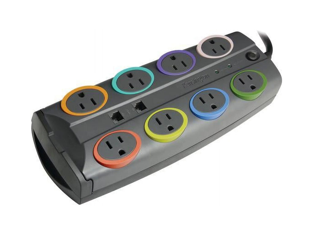 8 Feet 8 Outlets 2490 Joules Standard Adapter G89370