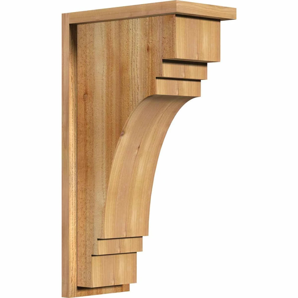 Pescadero Rough Sawn Corbel with Backplate, Western Red Cedar F411210