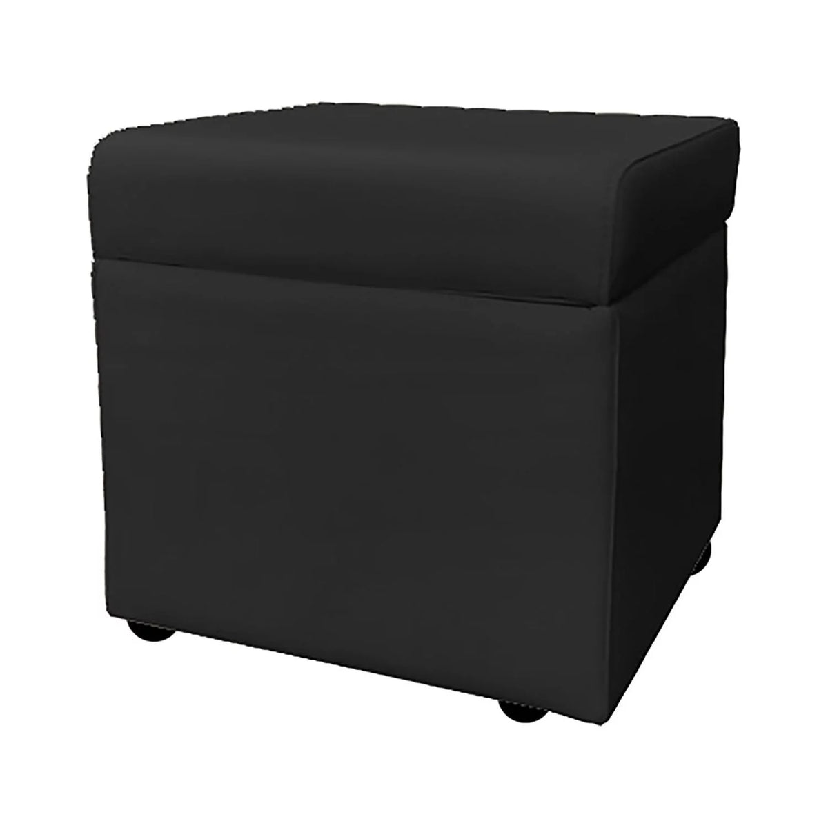 Black Storage Ottoman P802448