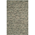 Grey Multi Braided Striped Area Rug 4' x 6' U852519