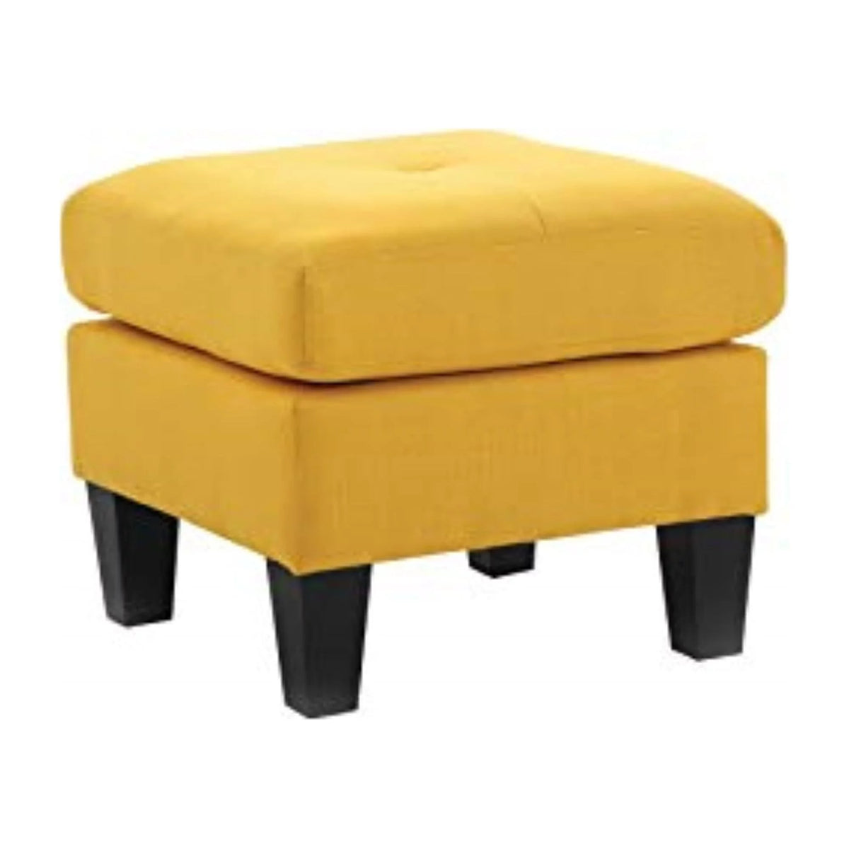 Yellow Twill Fabric Ottoman X20101