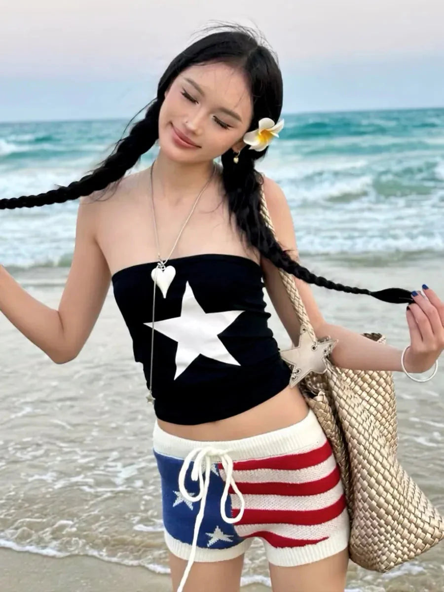 Star Pattern Shorts J57433
