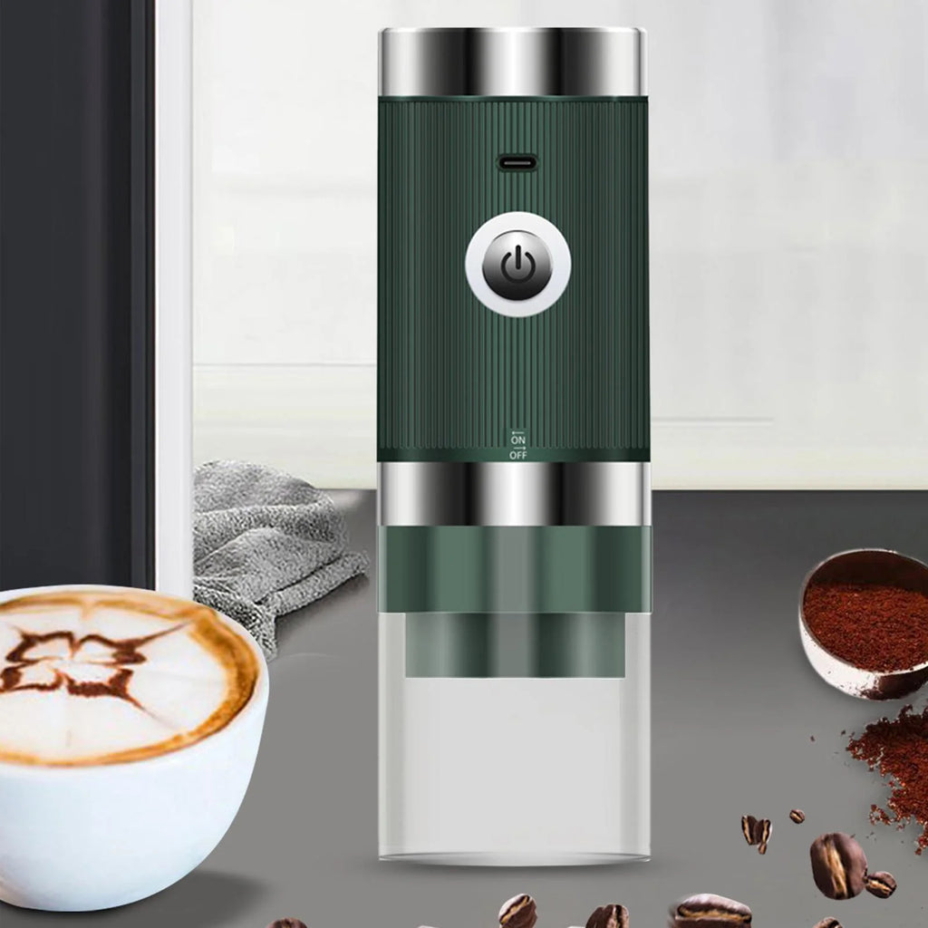 Green Stainless Steel Electric Coffee Grinder S847
