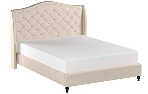Black King Upholstered Platform Bed Q31829