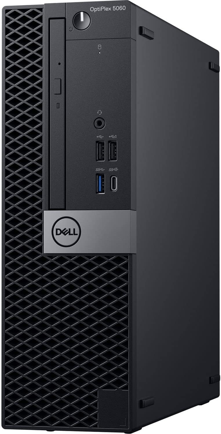 Dell Optiplex 5060 Desktop Computer Hexa Core Intel i5 16GB DDR4 RAM 250GB SSD Windows 11 Professional Black Z488