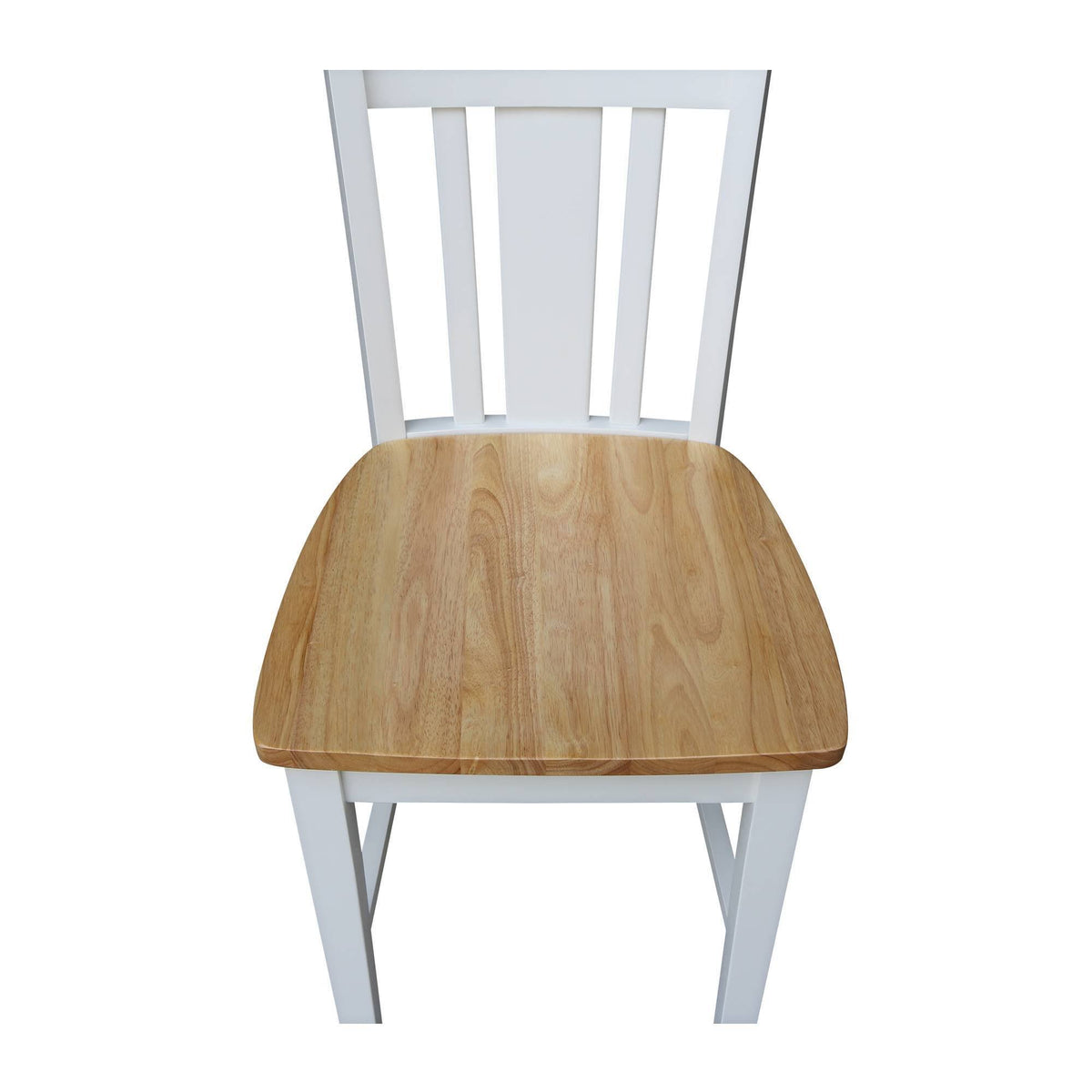 White/Natural 24x22 Counter-Height Stool H720376