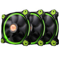 120mm Green LED Case Fan 3 Fans Pack O442584