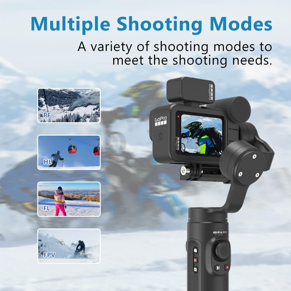 3-Axis Handheld Gimbal Stabilizer for Action Cameras F729