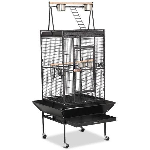 Black Iron Parrot Bird Cage M352