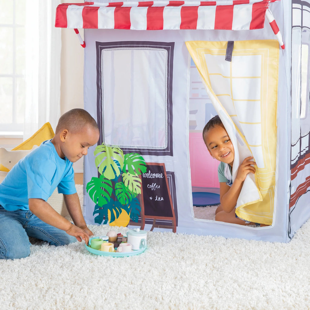 Kids' Coffee Shop Play Tent Indoor Playhouse E89779