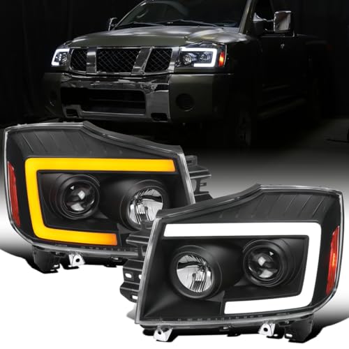 Black Projector Headlights Pair O178860