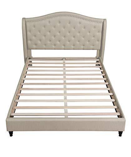 Black King Upholstered Platform Bed Q31829