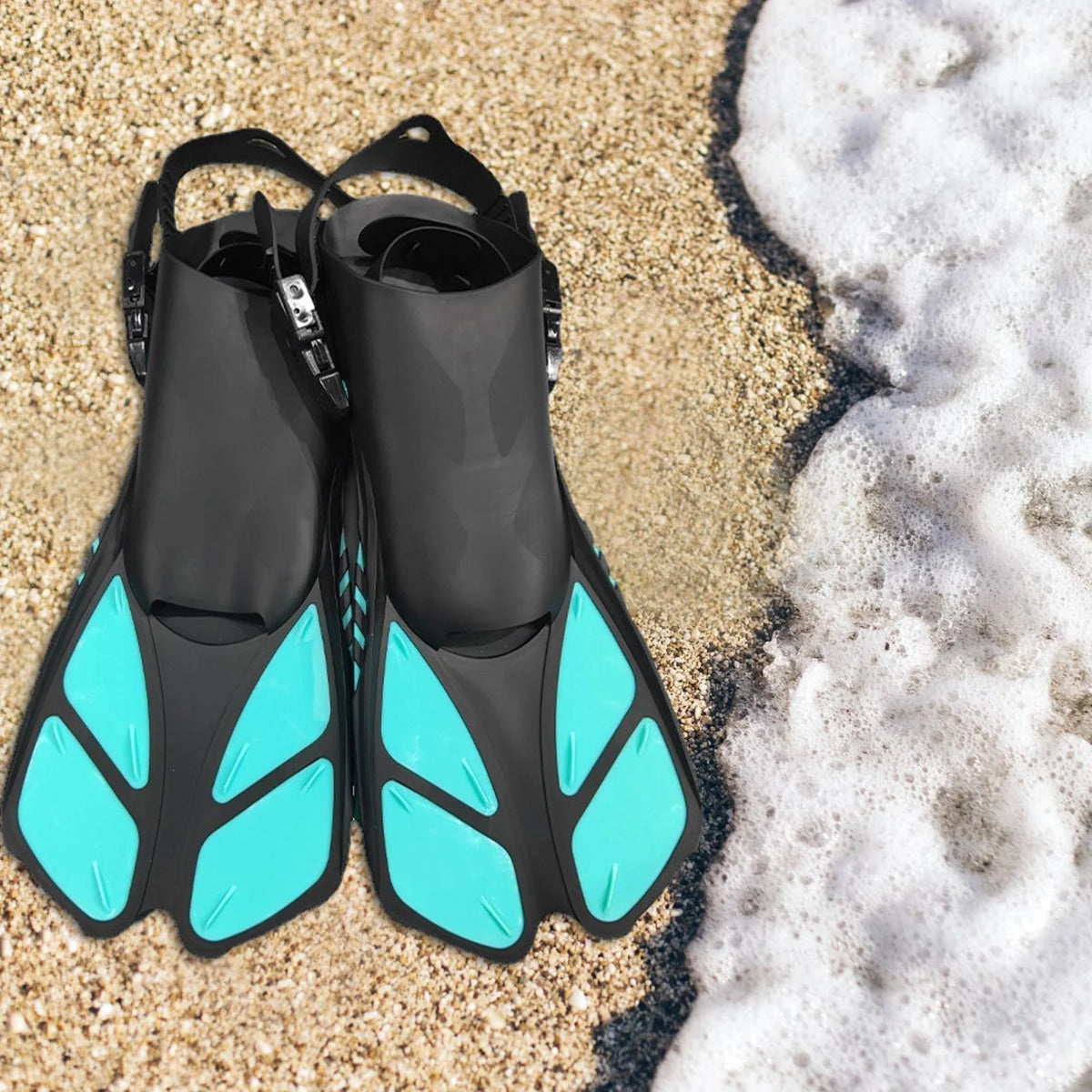 2Pcs Scuba Diving Fins Swim Flippers T680