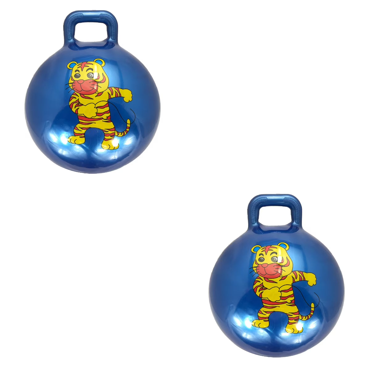 2 Pcs Inflatable Rubber Jumping Balls Q7072
