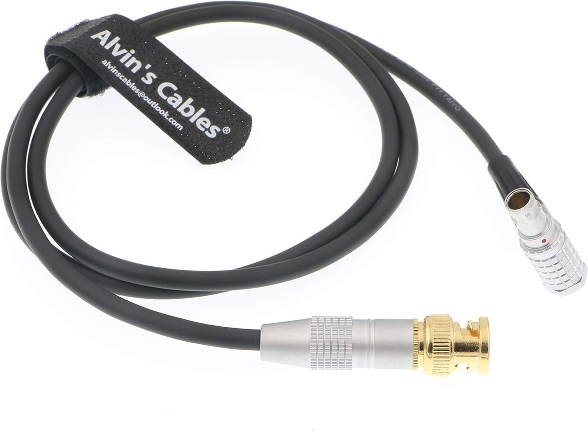 BNC to 5 Pin Right Angle Time Code Cable P1591