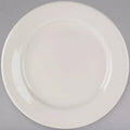 12/Case 10x22 Eggshell Wide Rim China Plate O62607