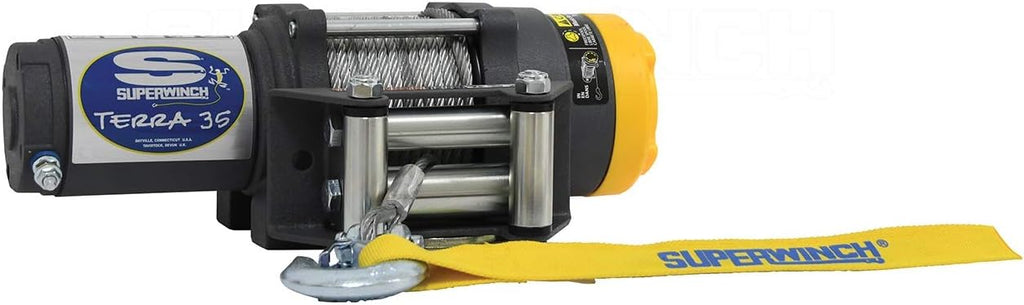 Terra 35 3500lbs Single Line Pull Winch with Roller Fairlead I6676