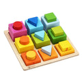 Wooden Geometric Blocks Set Y697058