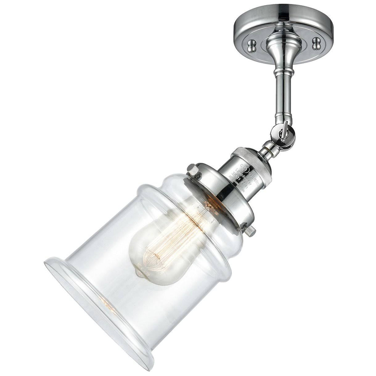 Chrome 1 Light Semi Flush Mount LED Q7791