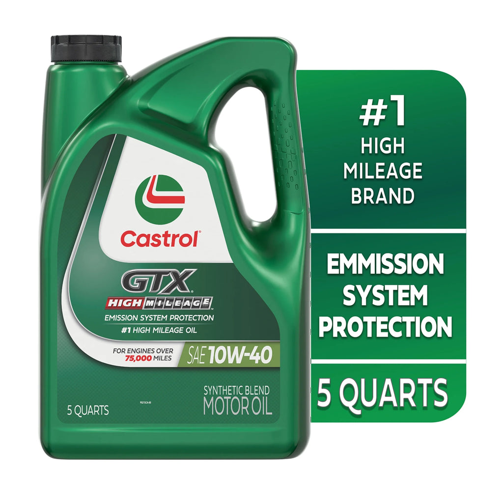 10W-30 Synthetic Blend Motor Oil, 5 Quarts S763620