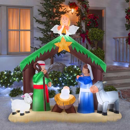 10FT Pink Inflatable Nutcracker with Built-in LED F710091