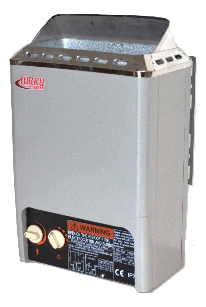 2kW 110V 120V Compact Mini Type Wet & Dry Electric Sauna Heater Stove with Built-in Controller P992