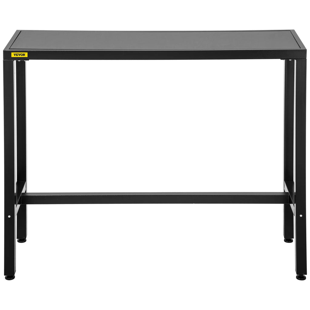 Narrow Rectangular Bar Height Outdoor Table with Adjustable Feet P940615