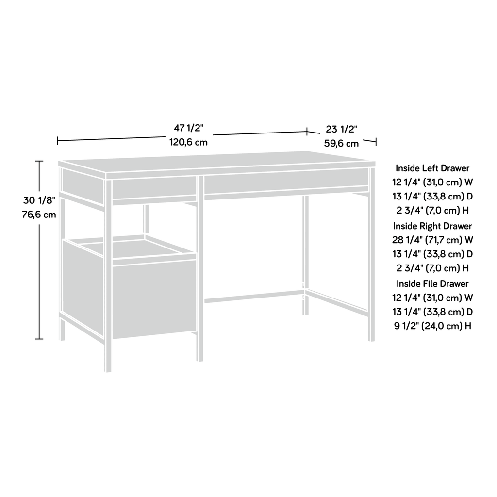 Single Pedestal Desk H313237