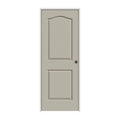 32 in. x 80 in. Desert Sand Painted Left-Hand Textured Molded Composite MDF Single Prehung Interior Door W417209