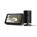 Stick Up Camera Plug-In Indoor/Outdoor Security Camera in Black with Echo Show 5 E7911