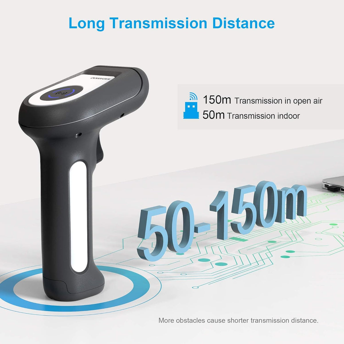 1D Cordless Barcode Scanner, Pack of 2 O77221
