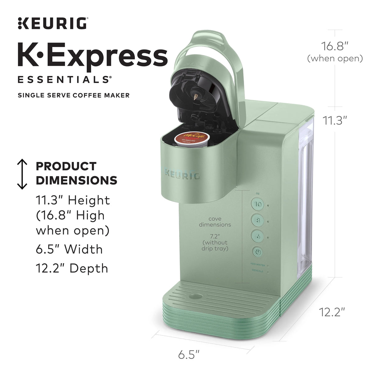 Black Single Serve K-Cup Pod Coffee Maker N504