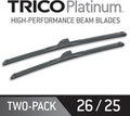 26 Inch 25 Inch Pack of 2 Windshield Wiper Blades L804135