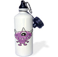 Purple People Eater Monster Sports Water Bottle, 21oz H1283