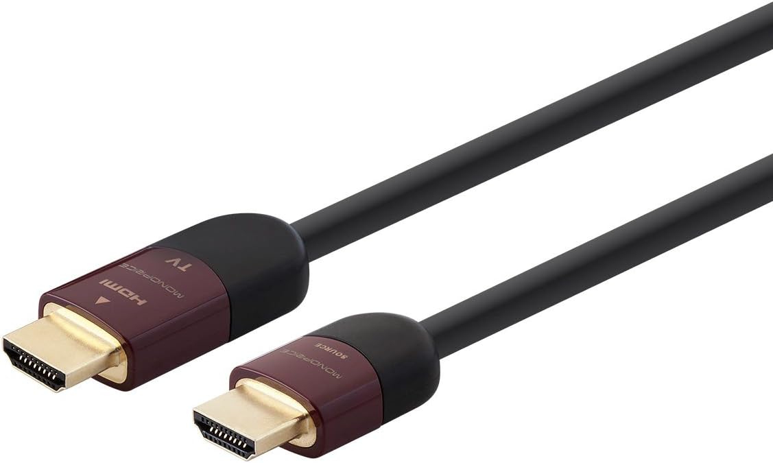 50 Feet Black HDMI Cable 4K@60Hz 18Gbps C139