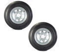 2-pk Trailer Tire on Rim St175/80d13 Load C 5 Lug Galvanized Spoke U692301