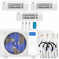 39,000 BTU 3 Zone Ceiling Cassette Ductless Air Conditioner and Heat Pump M379141