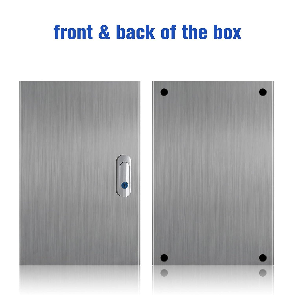 304 Stainless Steel IP65 Waterproof Junction Box with Lock T51725