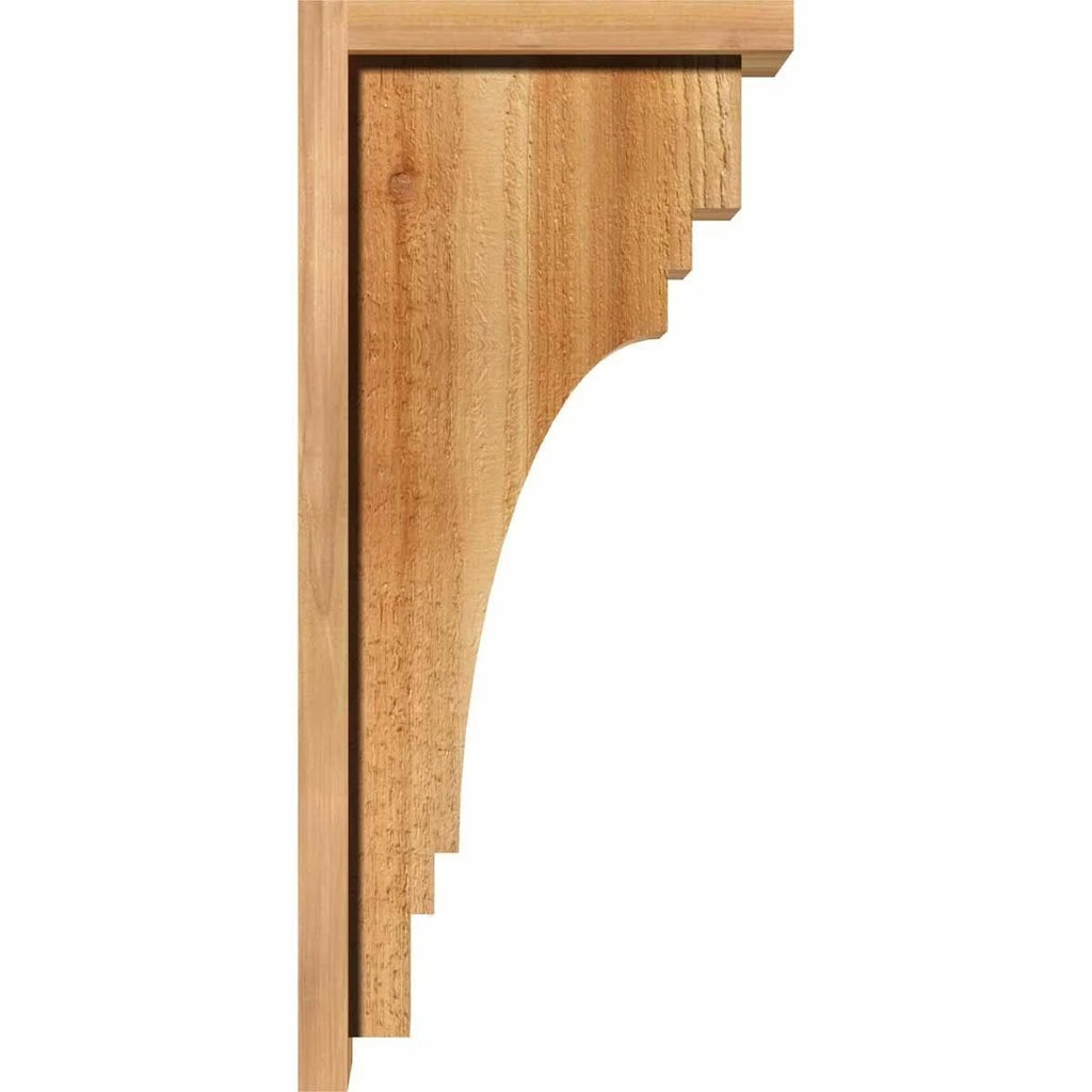 Pescadero Rough Sawn Corbel with Backplate, Western Red Cedar F411210