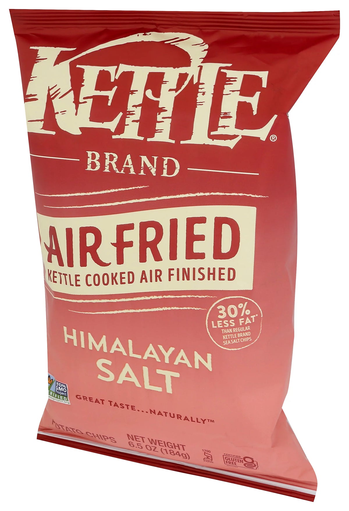Kettle Cooked Potato Chips Himalayan Salt 6.5 Ounce Pack Of 12 B43095
