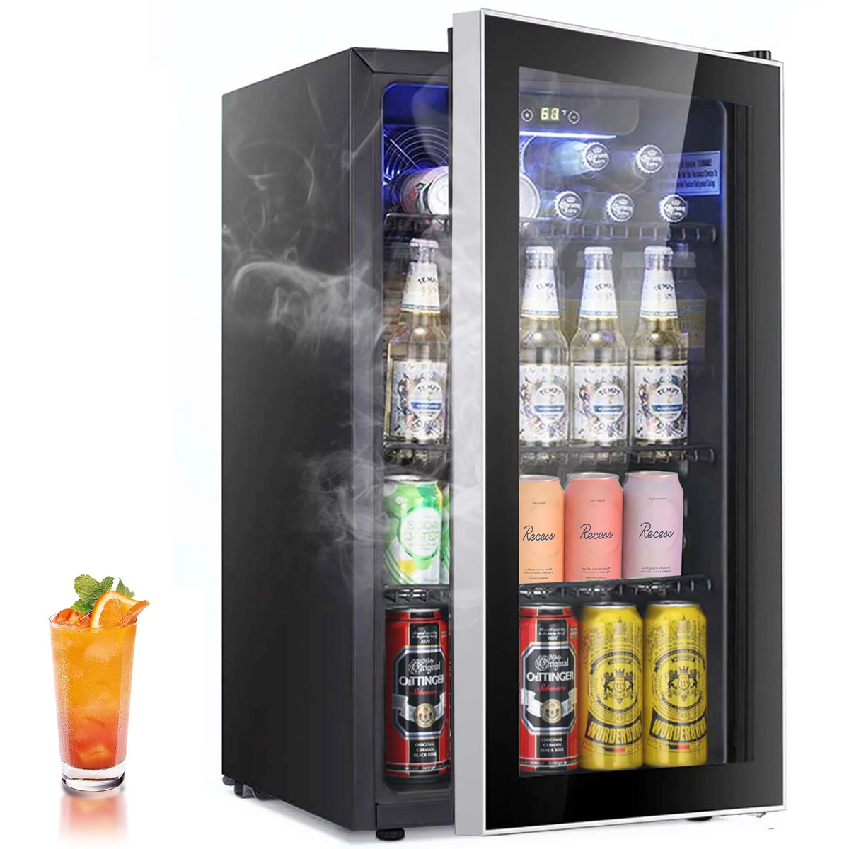3.2 Cu.ft 120 Can Beverage Refrigerator Cooler K2632