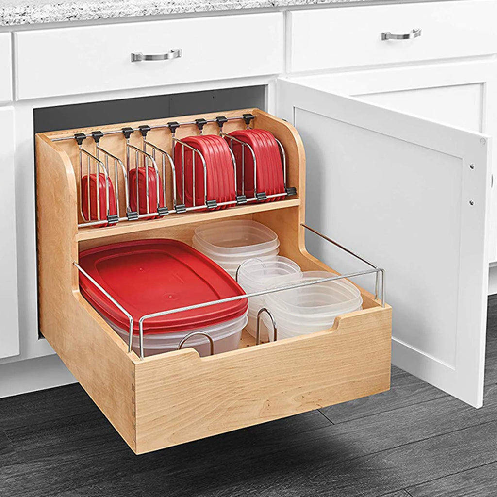 Natural Food Storage Container Organizer Y775