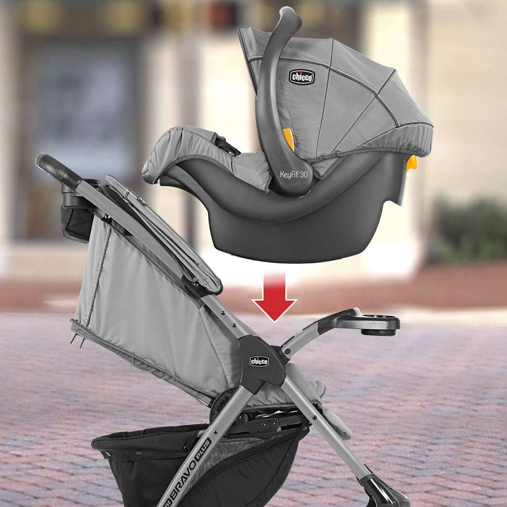 Chicco Mini Bravo Plus Travel System - Slate B879