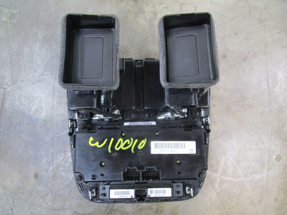 17 18 19 20 2017-2020 Dodge Caravan Front 3 Zone Heater & AC Control Unit X7136