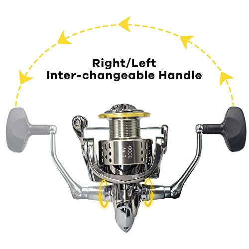 12+1BB Ultra Lightweight Metal Frame Carbon Fiber 33 LB Max Drag 5.5:1 Fishing Reel H876