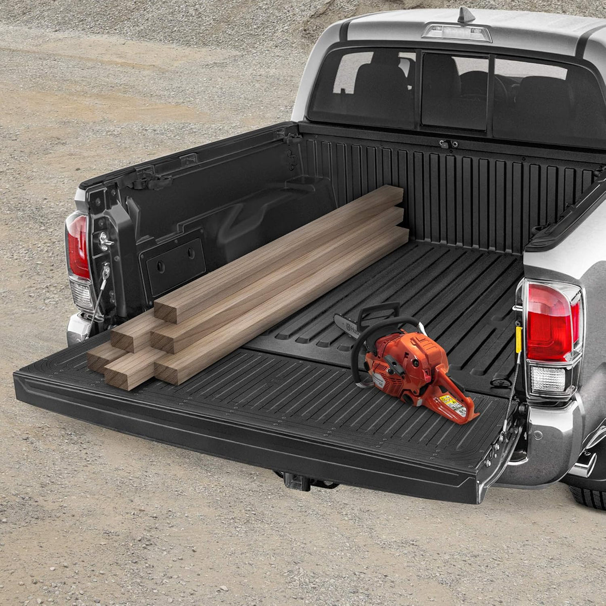 Universal Trim-to-Fit Extra-Thick Rubber Truck Tailgate Mat V643679