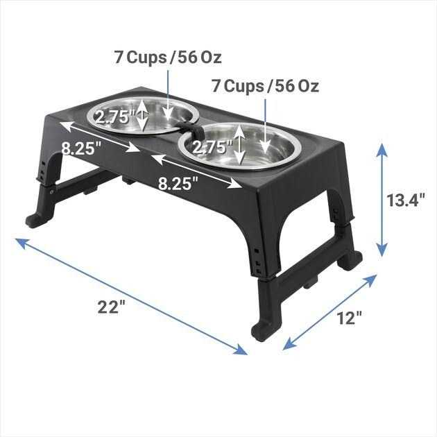 Stainless Steel Bowls with Elevated Holder R726