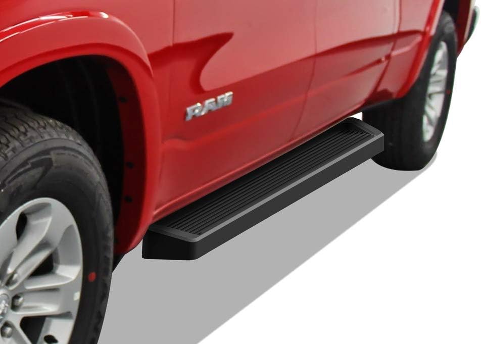 6in Black Running Boards H477